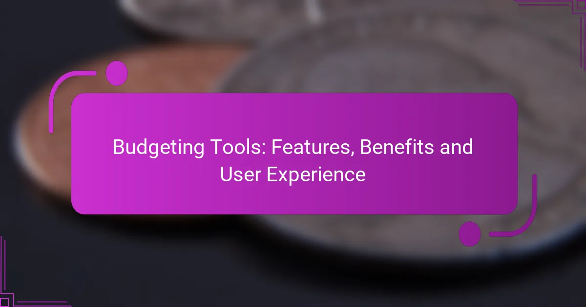 Budgeting Tools: Features, Benefits and User Experience