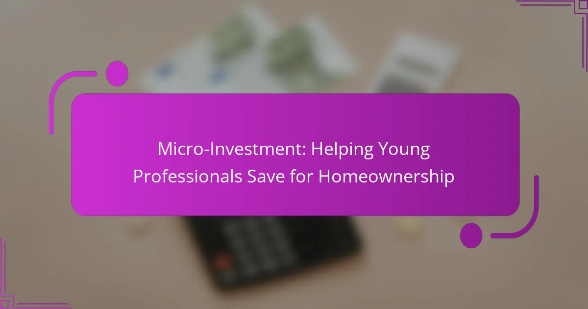 Micro-Investment: Helping Young Professionals Save for Homeownership